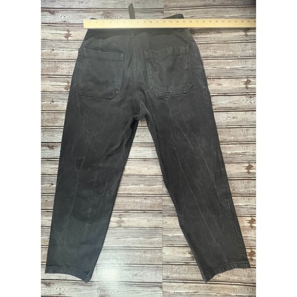 Studio Nicholson Bill SNM selvedge denim Pant color black size M - Picture 2 of 6